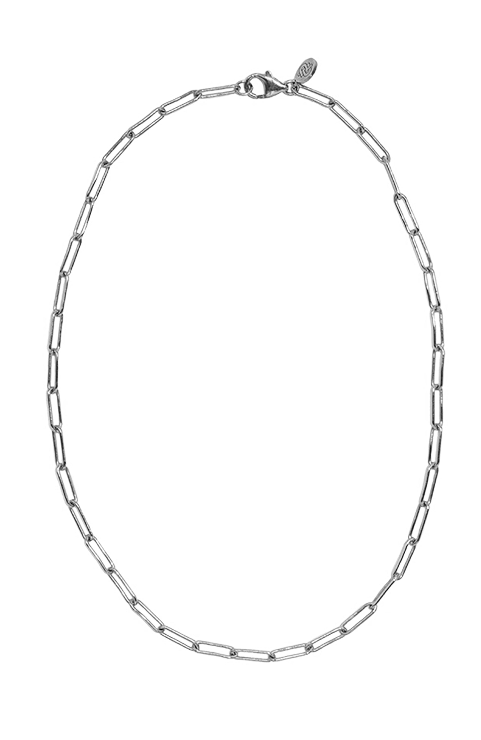Rectangular Chain Necklace