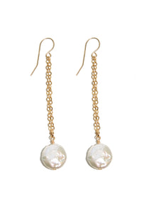Keshi Pearl Drop Earrings