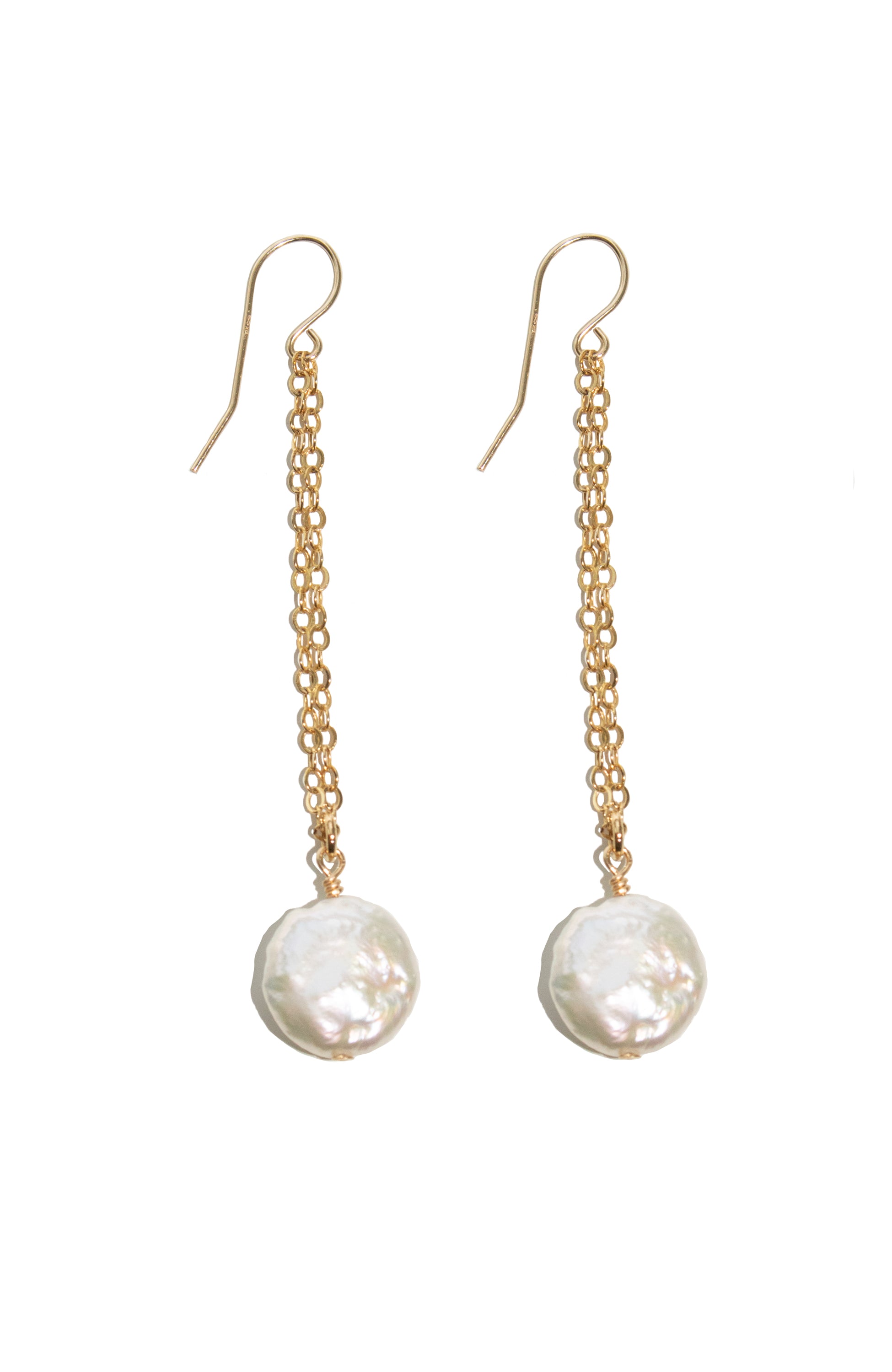 Keshi Pearl Drop Earrings