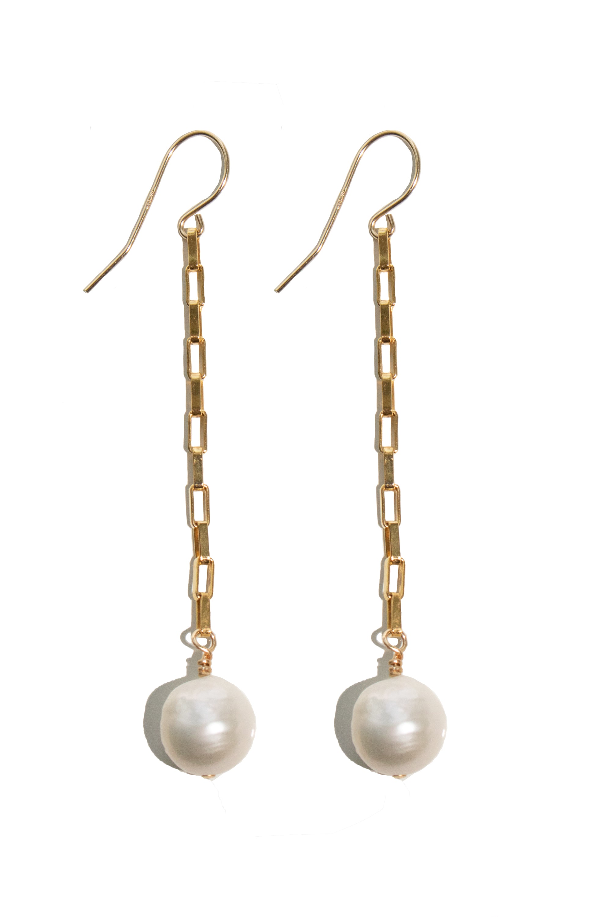 Long Pearl Earrings