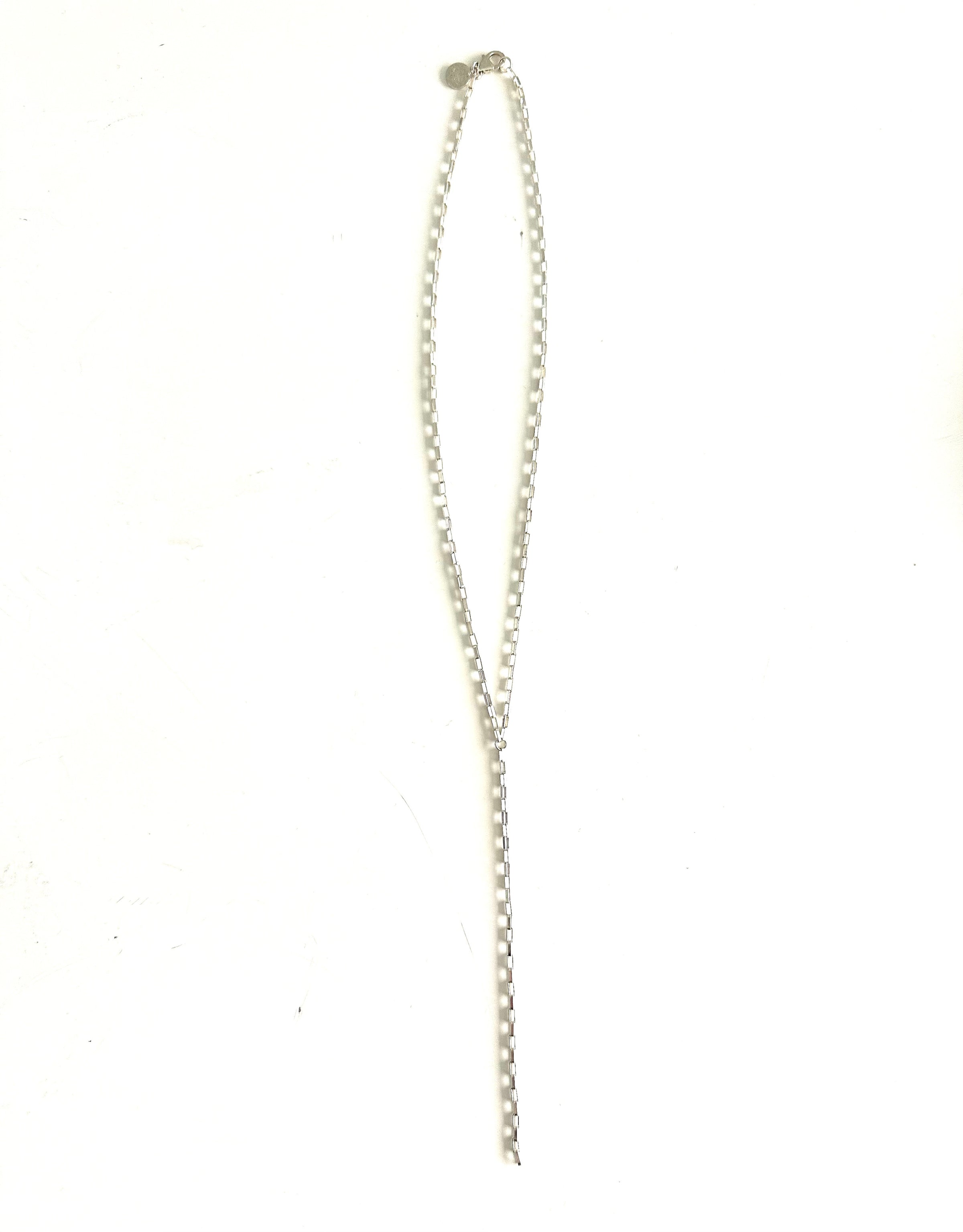 Sterling Silver Lariat Necklace