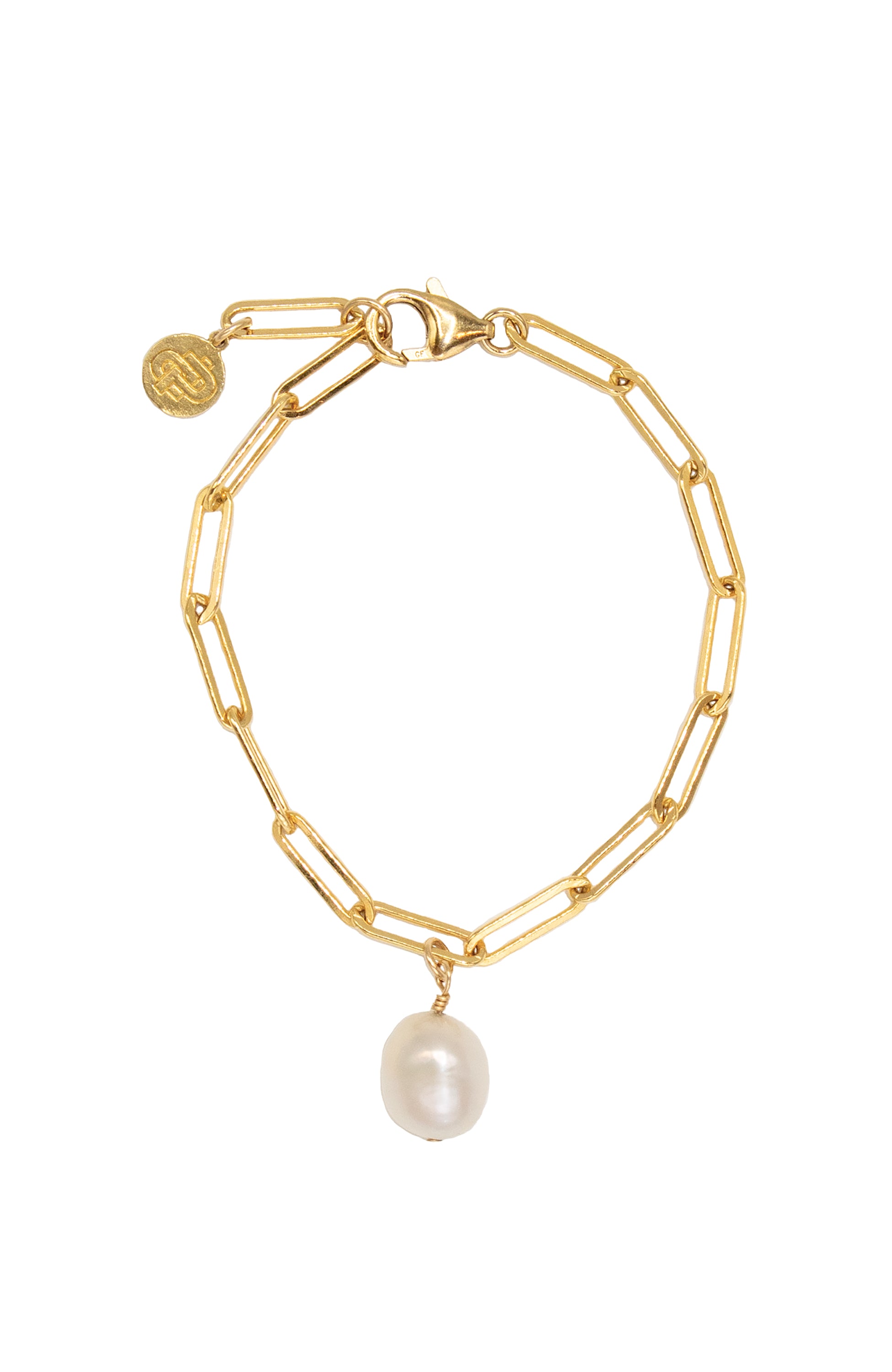 Geometric Pearl Bracelet