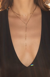 Golden Lariat Necklace