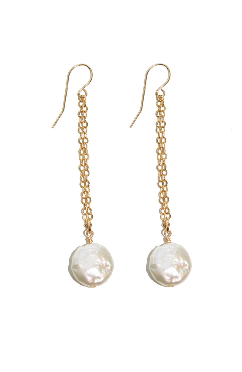 Keshi Pearl Drop Earrings