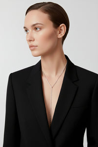 Sterling Silver Lariat Necklace